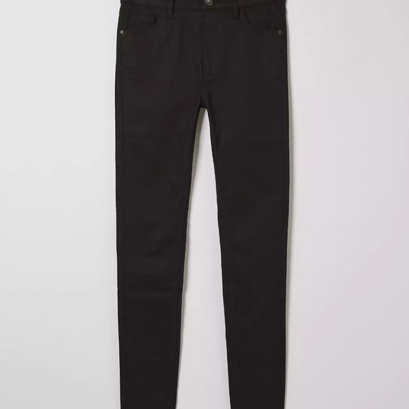 Fat Face - Skye Skinny Pants - Black - Size 6 - Picture 3 of 9